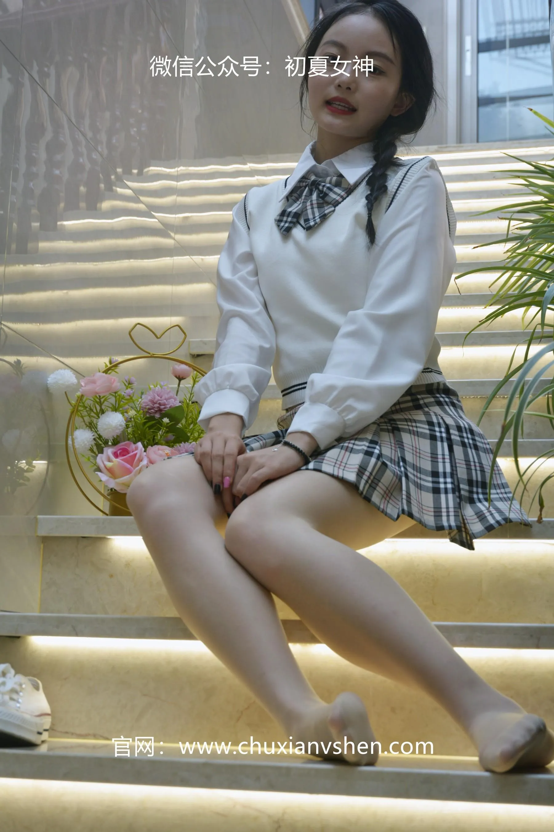 初夏女神 NO.040 双双 改良JK套 [125P]插图5